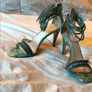 SALE!!  Rachel Roy sexy turquoise multi strand ankle wraps